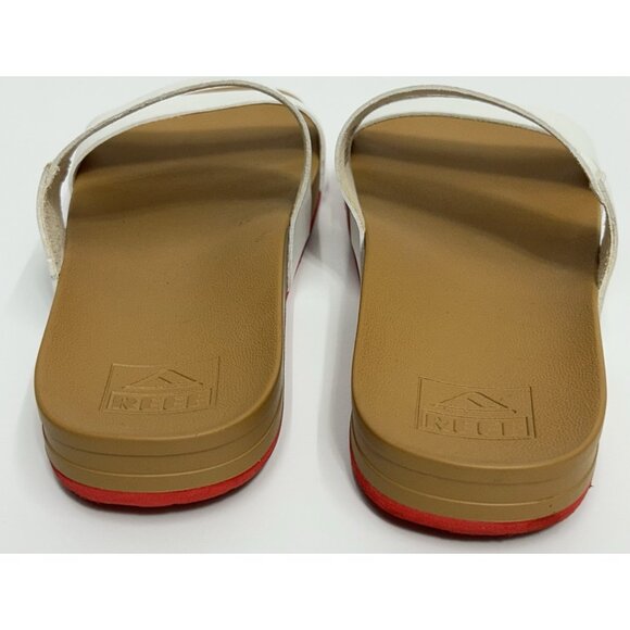 Reef Cushion Vista MLB Chicago Cubs Sandals - Women’s Size 10 White - Picture 5 of 9